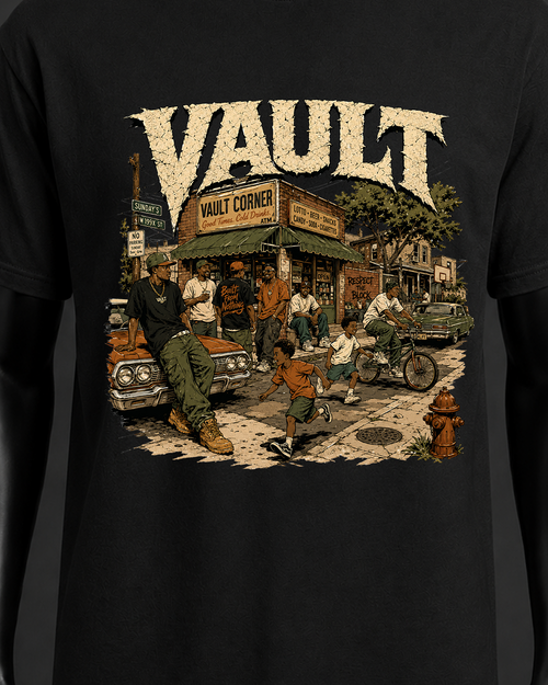 On the Block Graphic Tee – Black